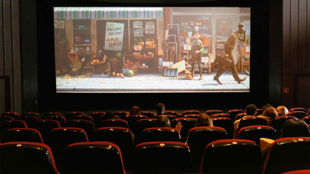 Golden Orange Film Festival red carpet event in Antalya with cinema guests and open-air screening venue at night