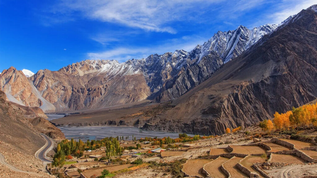 Gojal Valley Upper Hunza dramatic mountain scenery glacier views Karakoram range