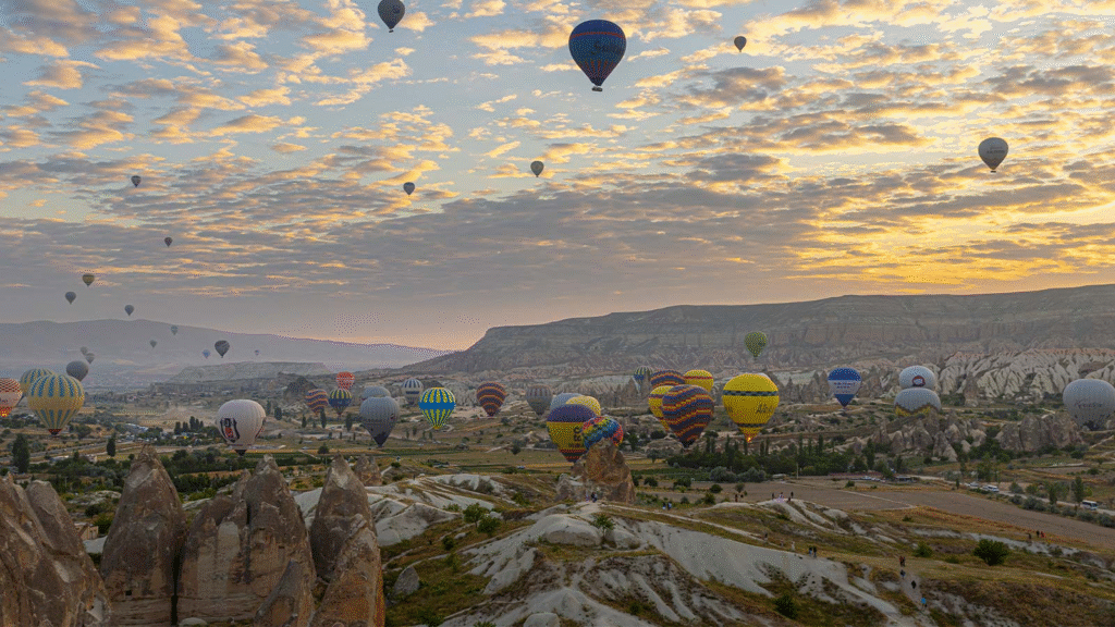 Balat neighborhood colorful Ottoman houses along Golden Horn waterfront in Istanbul